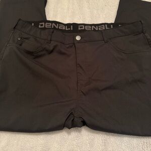Denali Black Performance Stretch Pants Mens Size 40x30 Nylon Spandex